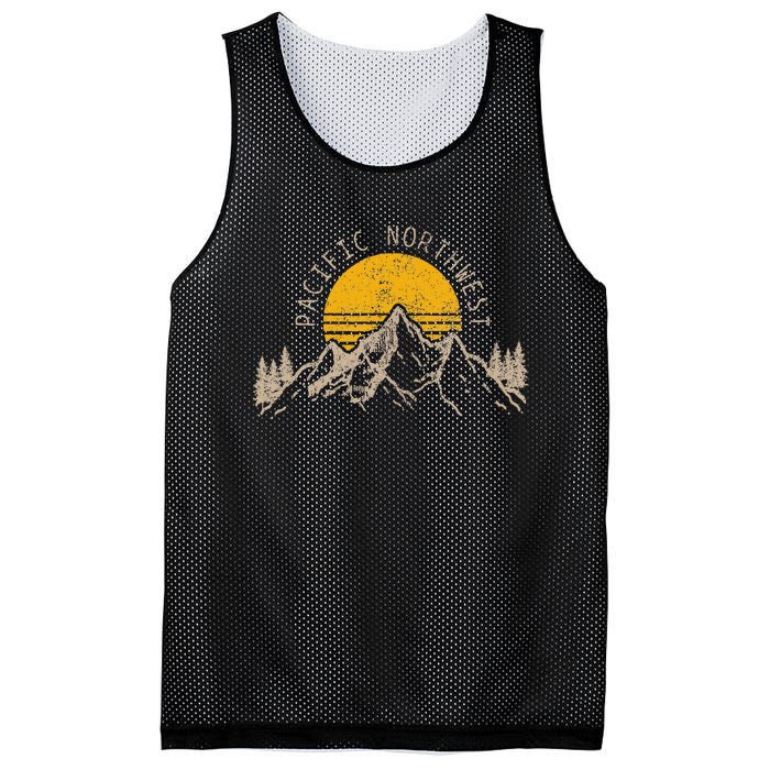 Pacific Northwest Pnw Oregon Washington Usa America Souvenir Mesh Reversible Basketball Jersey Tank