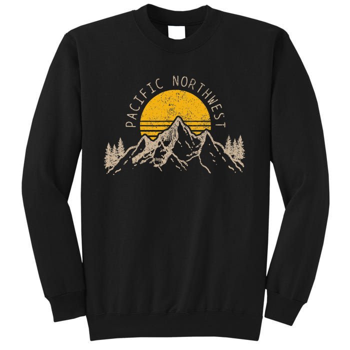 Pacific Northwest Pnw Oregon Washington Usa America Souvenir Tall Sweatshirt