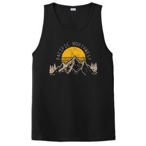 Pacific Northwest Pnw Oregon Washington Usa America Souvenir PosiCharge Competitor Tank