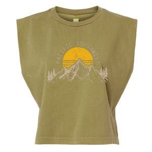 Pacific Northwest Pnw Oregon Washington Usa America Souvenir Garment-Dyed Women's Muscle Tee