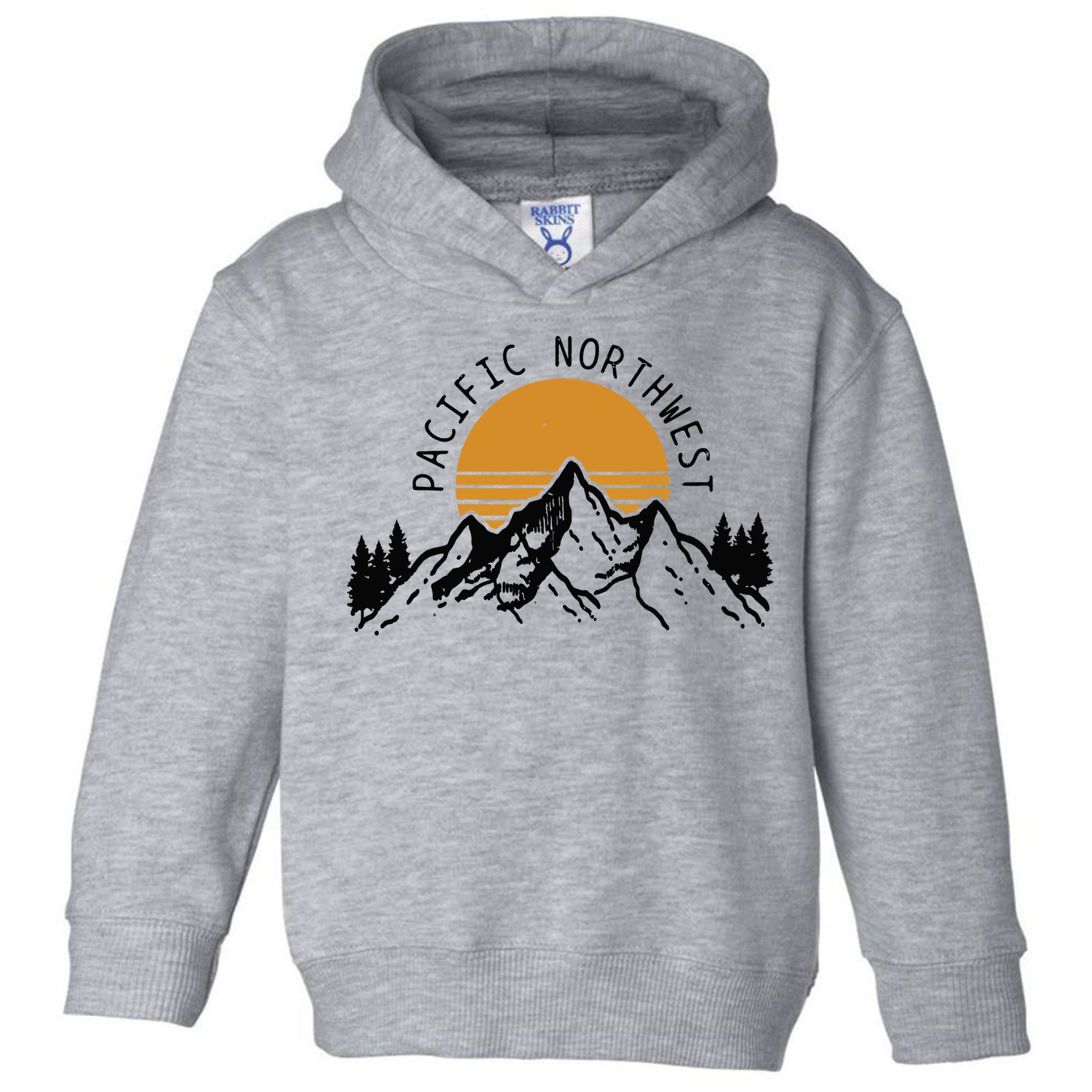 Pacific Northwest PNW Vintage Oregon Idaho Washington Gift Toddler Hoodie