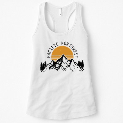 Pacific Northwest PNW Vintage Oregon Idaho Washington Gift Womens Tank Top