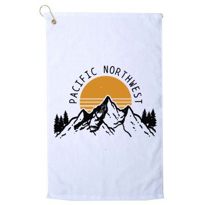 Pacific Northwest PNW Vintage Oregon Idaho Washington Gift Golf Towel