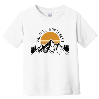 Pacific Northwest PNW Vintage Oregon Idaho Washington Gift Toddler T-Shirt