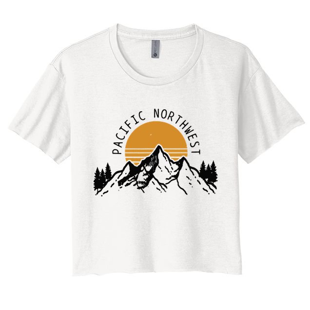 Pacific Northwest PNW Vintage Oregon Idaho Washington Gift Crop Top