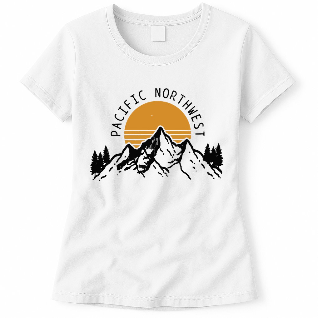 Pacific Northwest PNW Vintage Oregon Idaho Washington Gift Womens T-Shirt