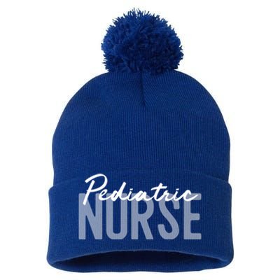 Pediatric Nurse Practitioner Peds Gift Pom Pom 12in Knit Beanie