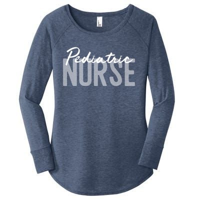 Pediatric Nurse Practitioner Peds Gift Women's Perfect Tri Tunic Long Sleeve Shirt