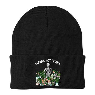 Plants Not People Skeleton Funny Gardening Beanie