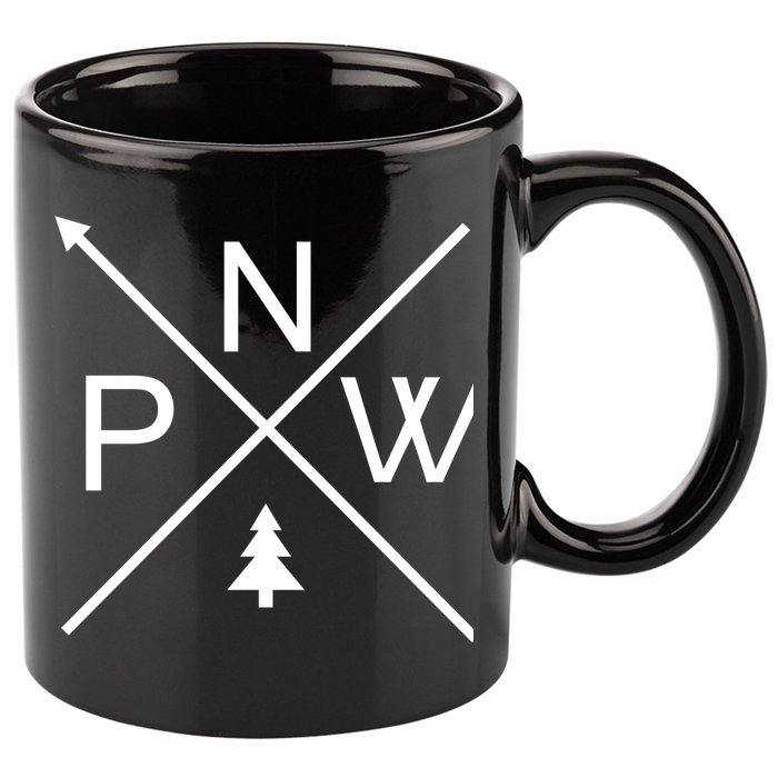 Pacific Northwest Pride PNW 11oz C Handle Ceramic Mug