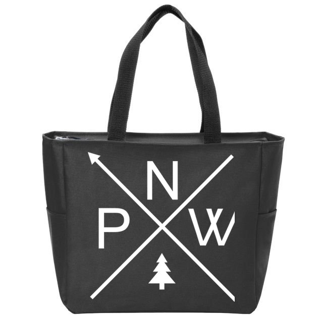Pacific Northwest Pride PNW Zip Tote Bag