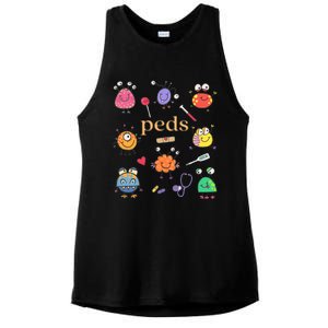 Pediatric Nurse Peds Nurse Peds Crew Rn Pediatric Emergency Ladies PosiCharge Tri-Blend Wicking Tank