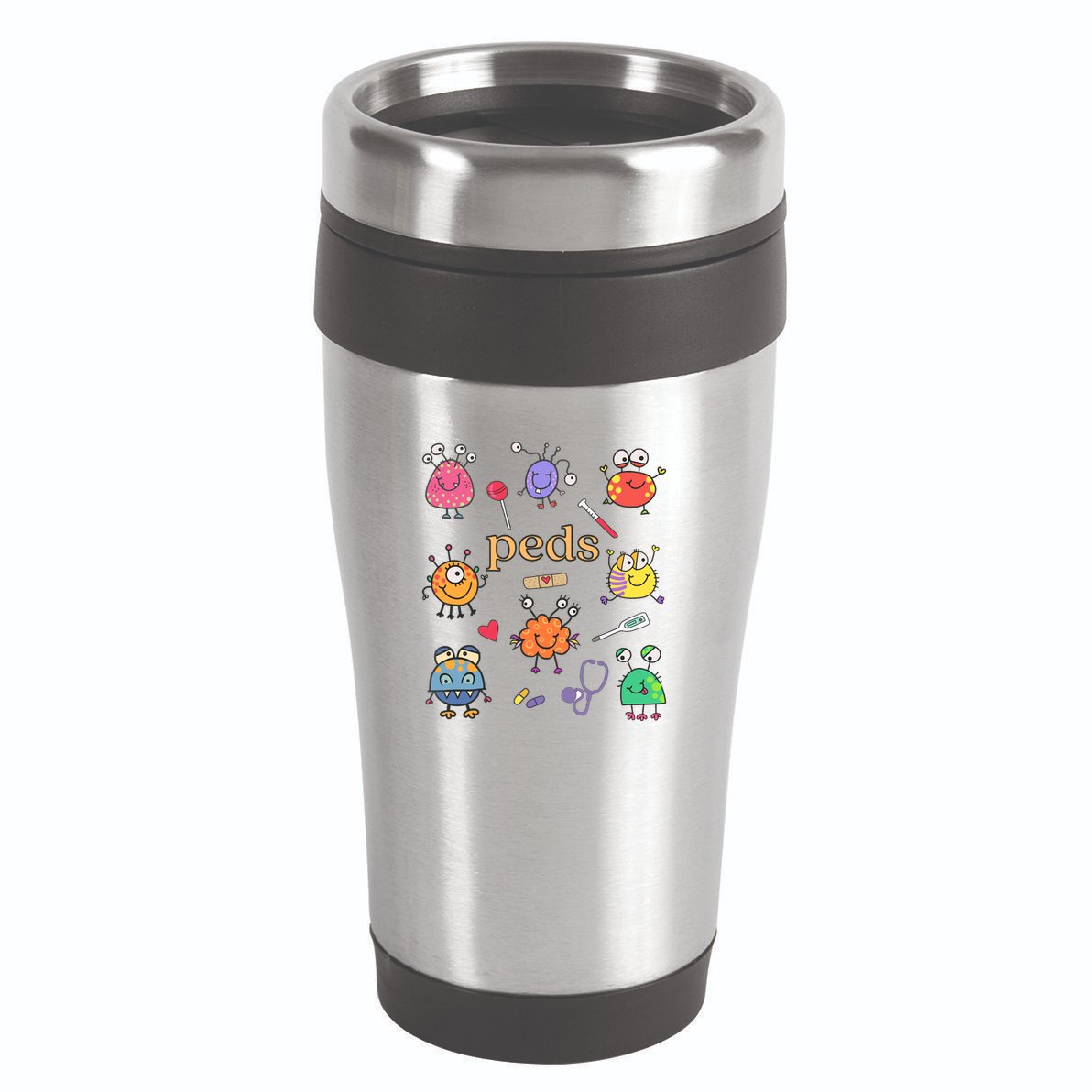 Pediatric Nurse Peds Nurse Peds Crew Rn Pediatric Emergency 16oz Travel Tumbler