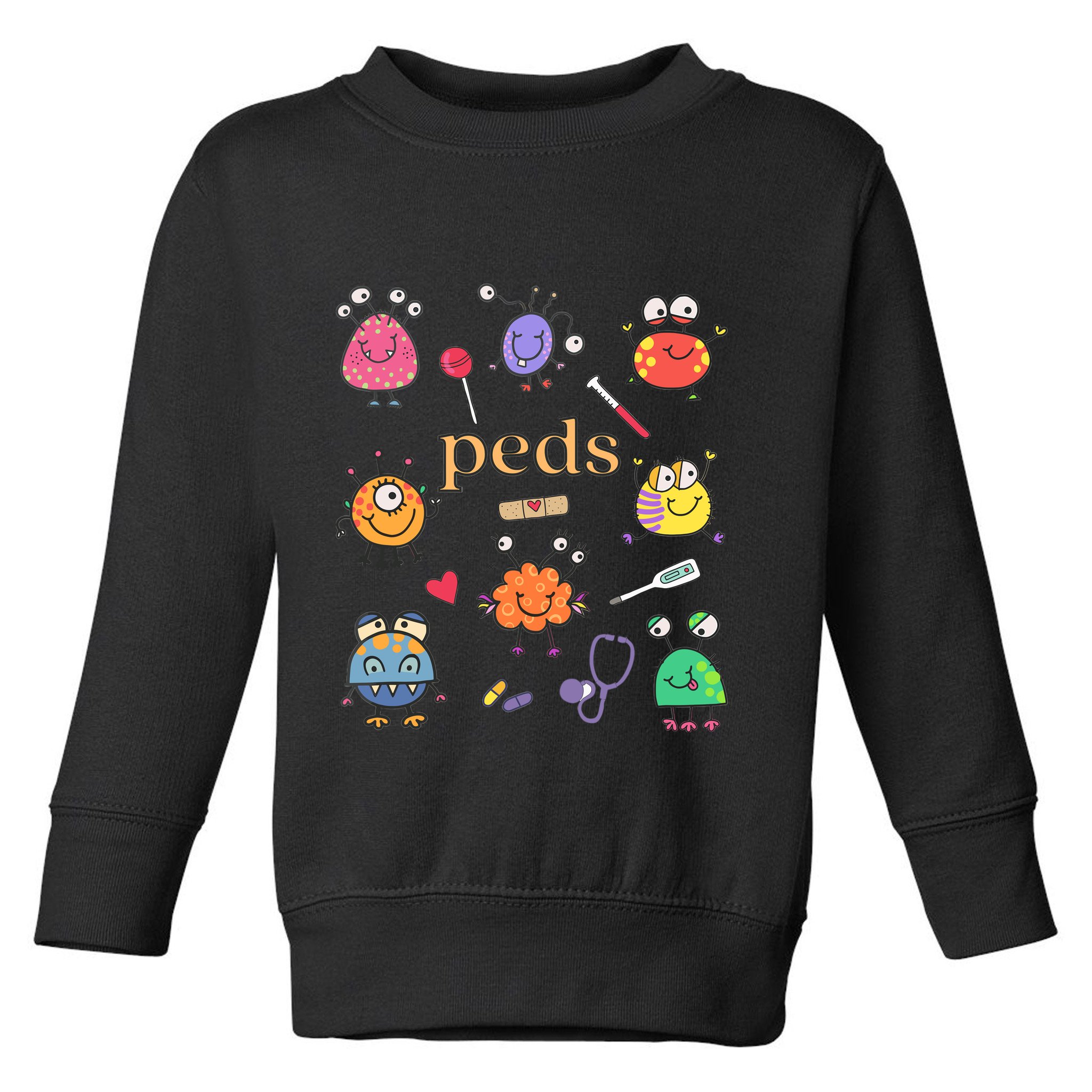Pediatric Nurse Peds Nurse Peds Crew Rn Pediatric Emergency Toddler Sweatshirt