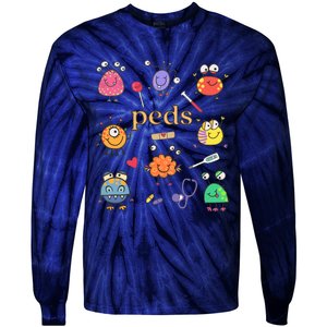 Pediatric Nurse Peds Nurse Peds Crew Rn Pediatric Emergency Tie-Dye Long Sleeve Shirt