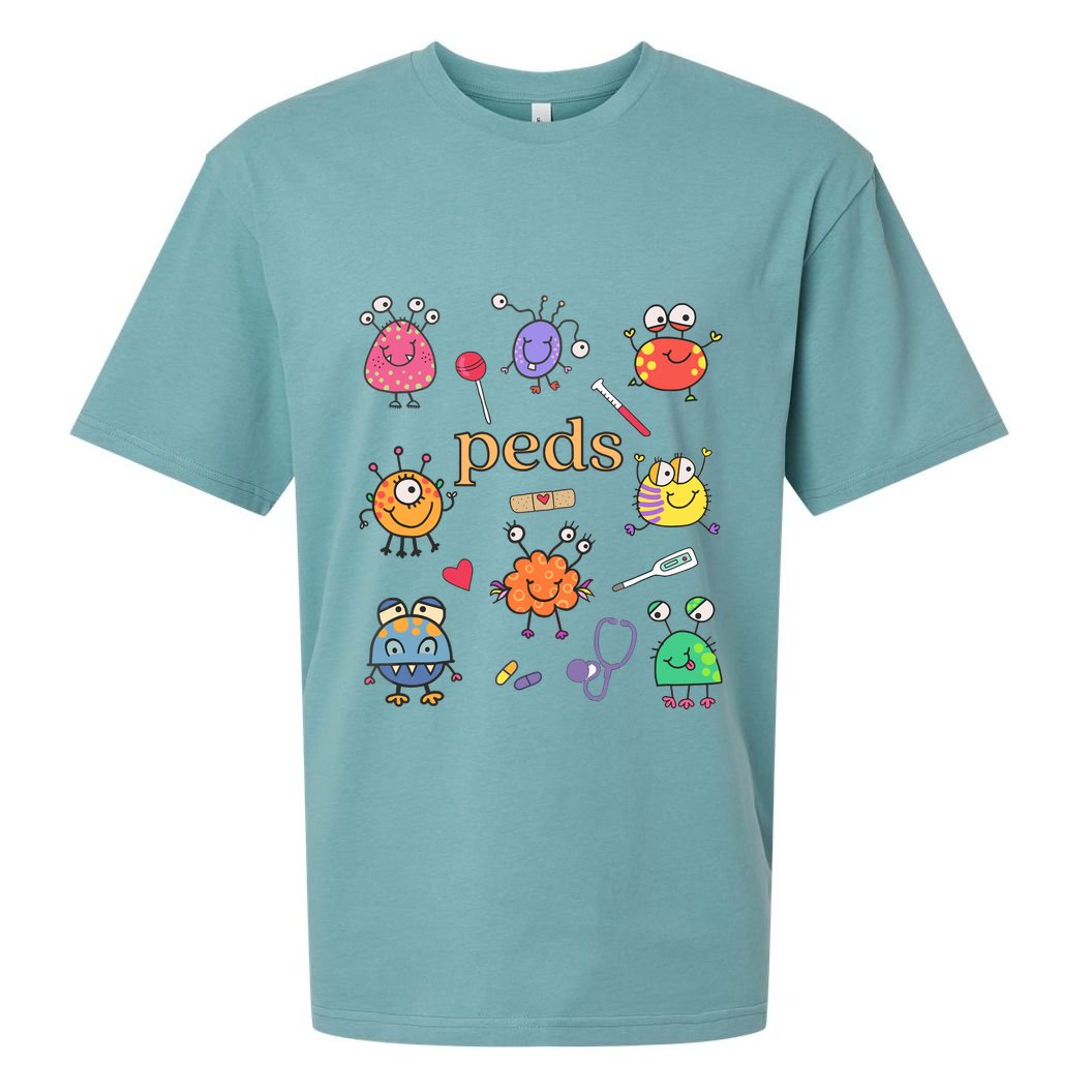 Pediatric Nurse Peds Nurse Peds Crew Rn Pediatric Emergency Sueded Cloud Jersey T-Shirt