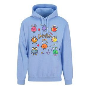 Pediatric Nurse Peds Nurse Peds Crew Rn Pediatric Emergency Unisex Surf Hoodie