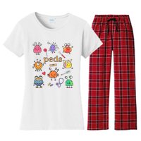 Pediatric Nurse Peds Nurse Peds Crew Rn Pediatric Emergency Women's Flannel Pajama Set