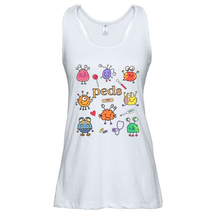 Pediatric Nurse Peds Nurse Peds Crew Rn Pediatric Emergency Ladies Essential Flowy Tank