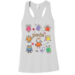 Pediatric Nurse Peds Nurse Peds Crew Rn Pediatric Emergency Women's Racerback Tank