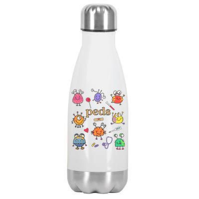 Pediatric Nurse Peds Nurse Peds Crew Rn Pediatric Emergency Stainless Steel Insulated Water Bottle