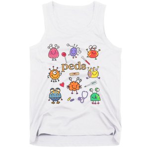 Pediatric Nurse Peds Nurse Peds Crew Rn Pediatric Emergency Tank Top