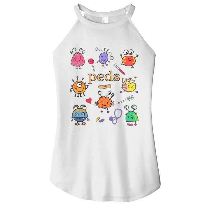 Pediatric Nurse Peds Nurse Peds Crew Rn Pediatric Emergency Women's Perfect Tri Rocker Tank