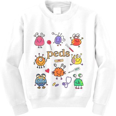 Pediatric Nurse Peds Nurse Peds Crew Rn Pediatric Emergency Kids Sweatshirt