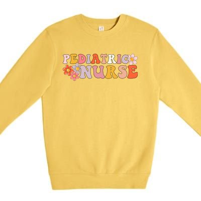 Pediatric Nurse Pediatrician Nursing Gift Premium Crewneck Sweatshirt