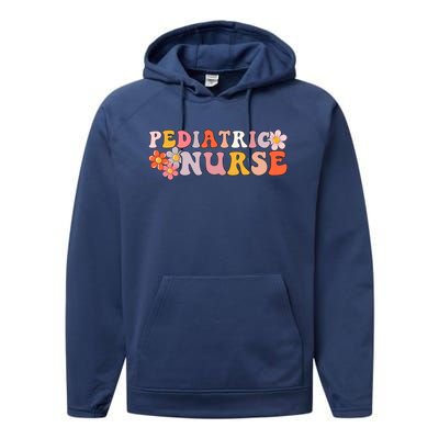 Pediatric Nurse Pediatrician Nursing Gift Performance Fleece Hoodie