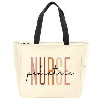 Pediatric Nurse Peds Nurse Registered Nurse Appreciation Zip Tote Bag