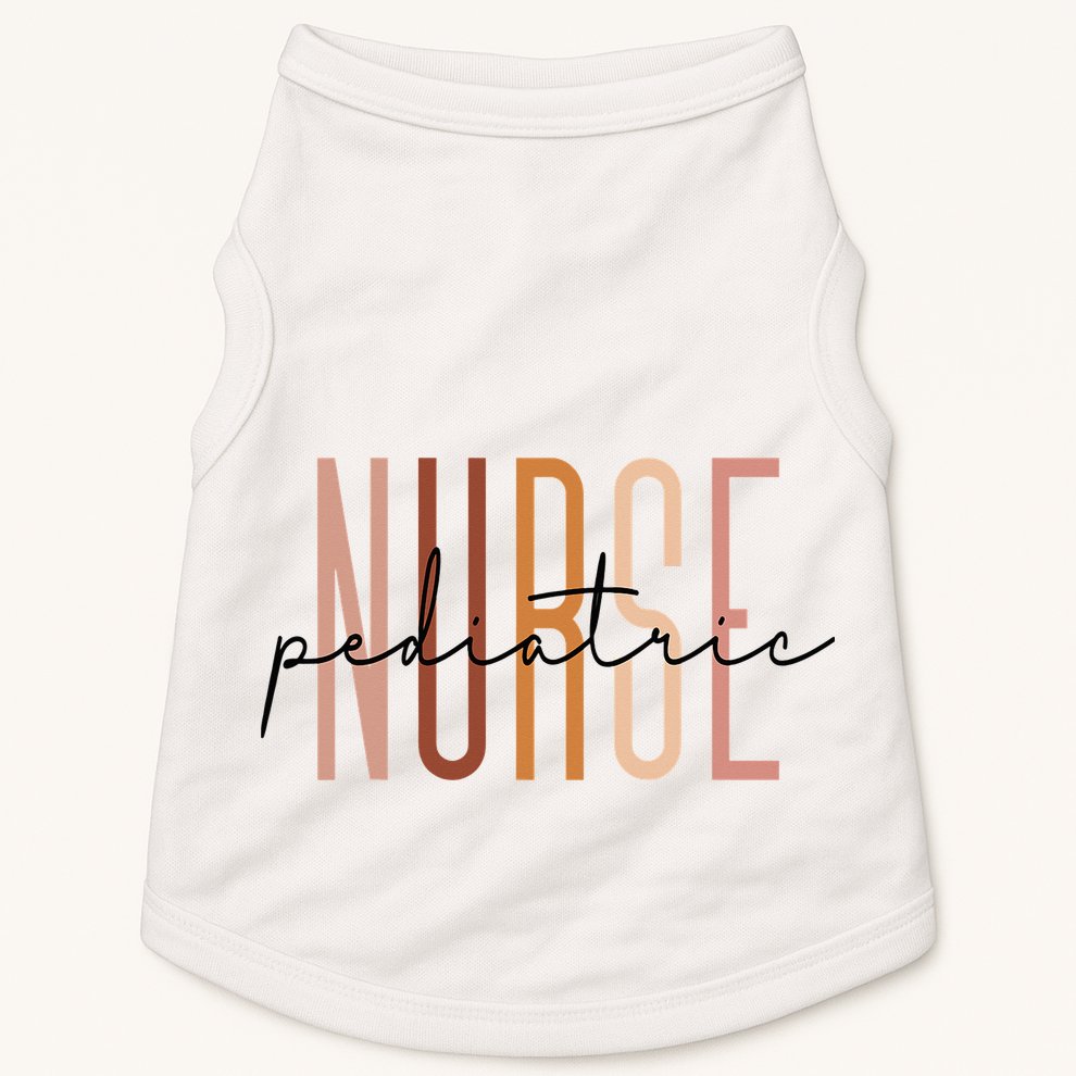 Pediatric Nurse Peds Nurse Registered Nurse Appreciation Doggie Tank