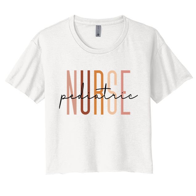 Pediatric Nurse Peds Nurse Registered Nurse Appreciation Crop Top
