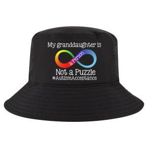 People Not Puzzles Autism Grandma Grandpa Granddaughter Cool Comfort Performance Bucket Hat