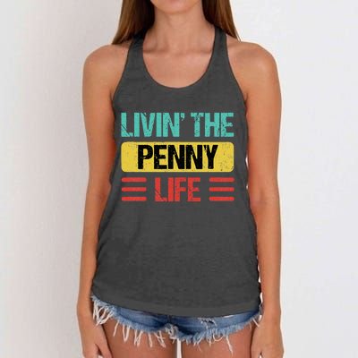 Penny Name Women's Knotted Racerback Tank