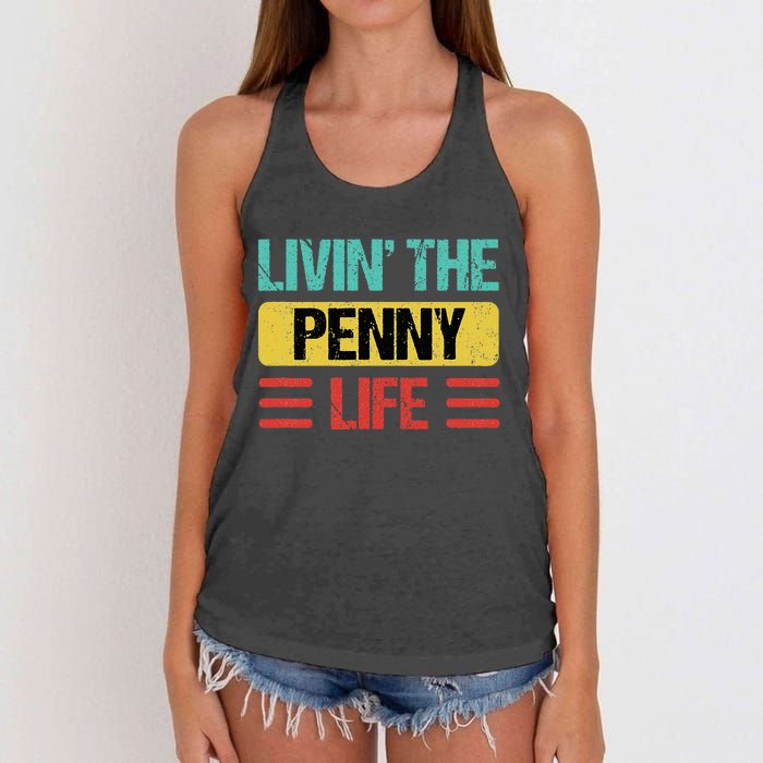 Penny Name Women's Knotted Racerback Tank