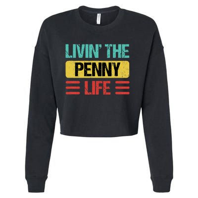 Penny Name Cropped Pullover Crew