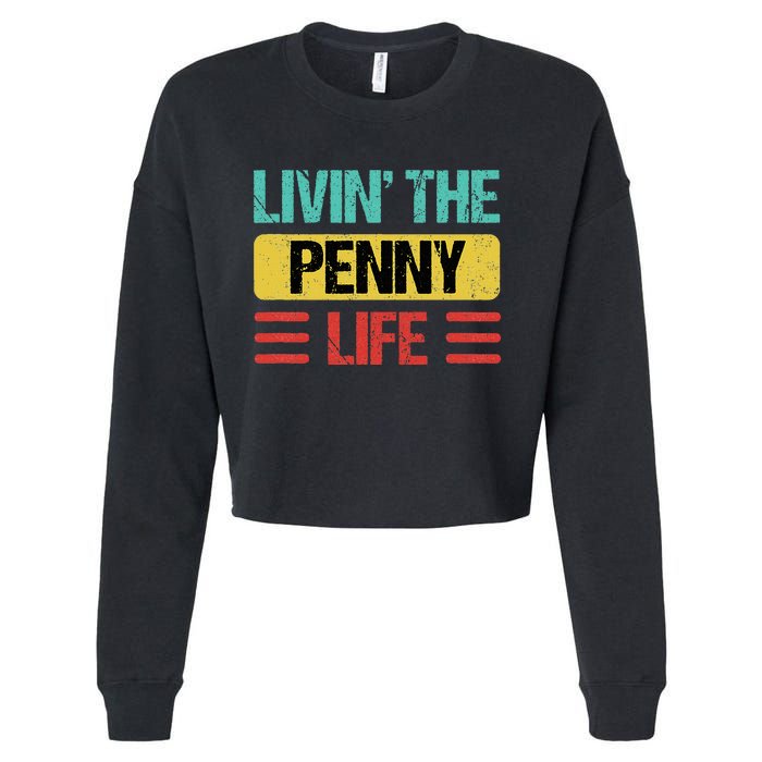 Penny Name Cropped Pullover Crew