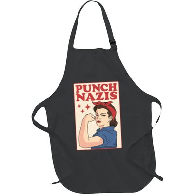 Punch Nazis Full-Length Apron With Pockets