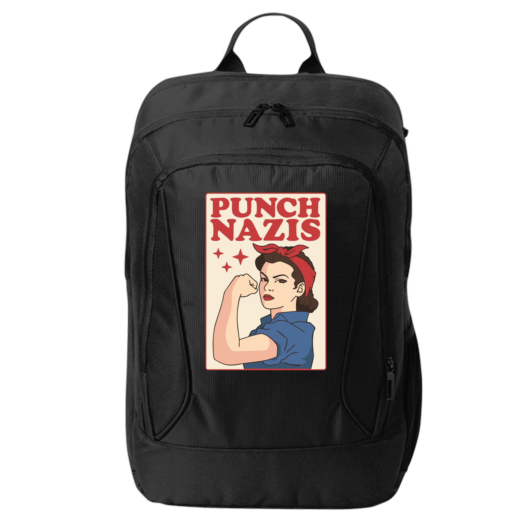 Punch Nazis City Backpack