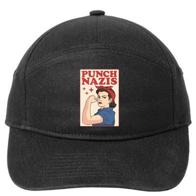 Punch Nazis 7-Panel Snapback Hat