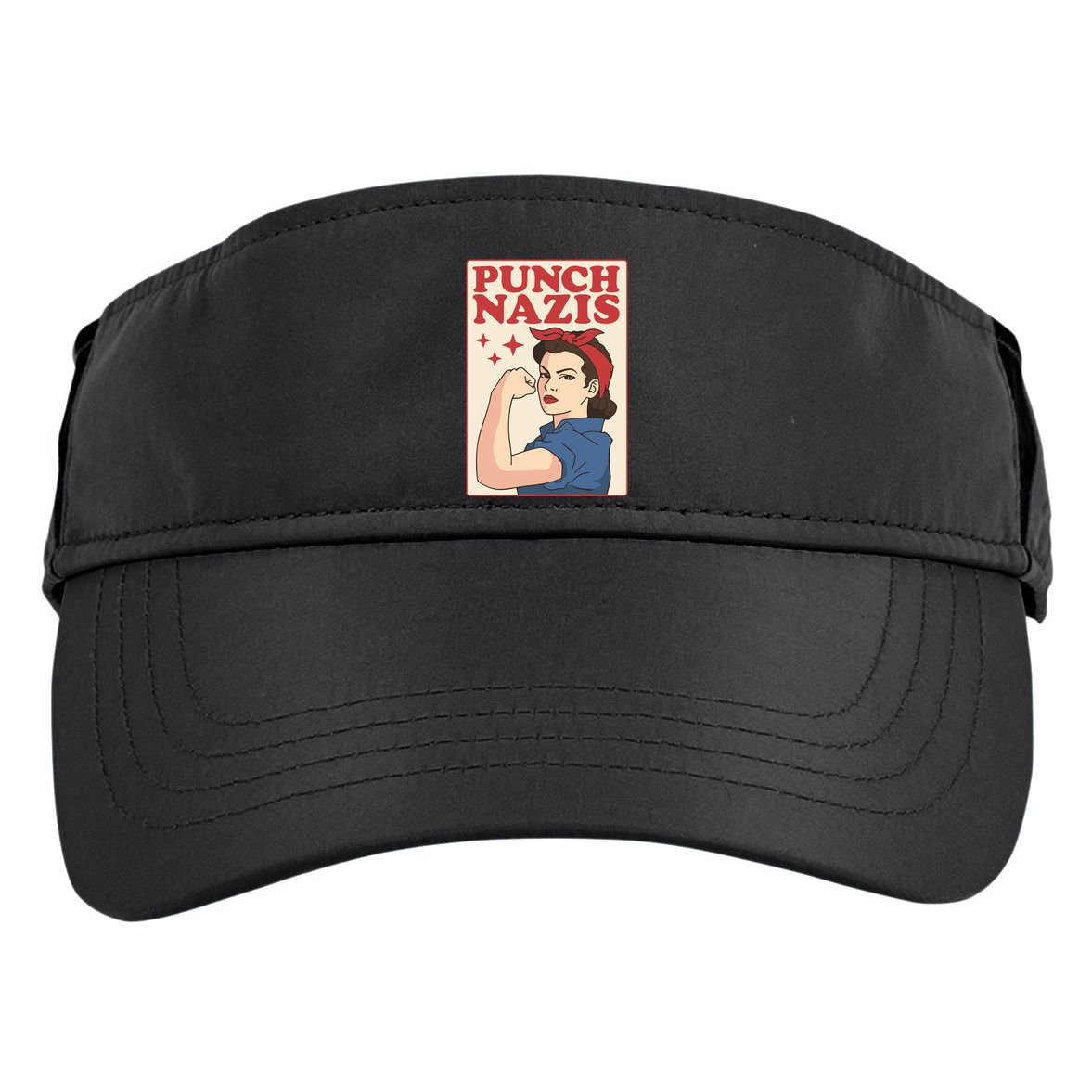 Punch Nazis Adult Drive Performance Visor