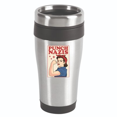 Punch Nazis 16oz Travel Tumbler
