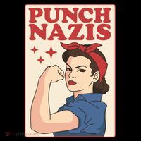 Punch Nazis Baby Bodysuit
