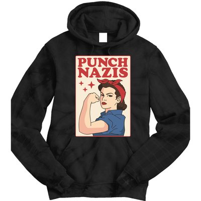 Punch Nazis Tie Dye Hoodie