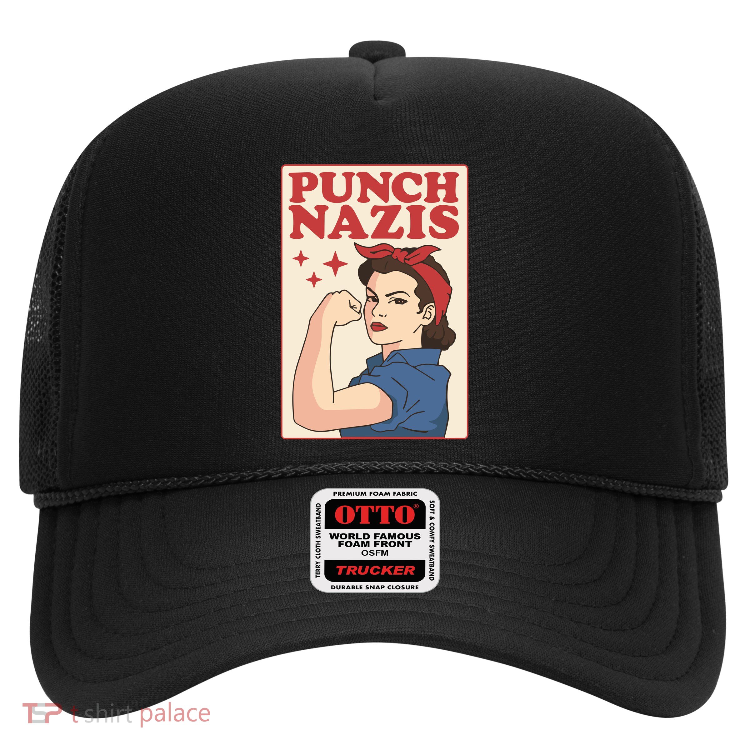 Punch Nazis Trucker Hat