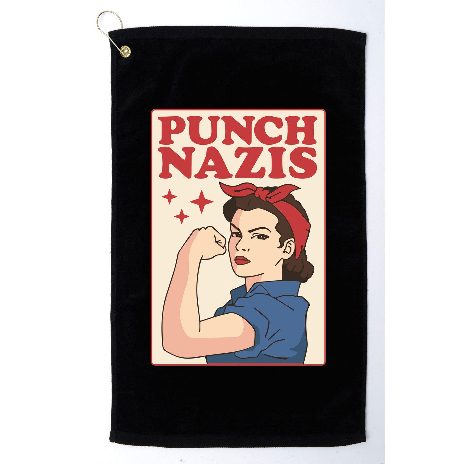 Punch Nazis Golf Towel