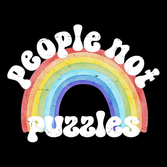 People Not Puzzles Autism Awareness Sustainable Bucket Hat