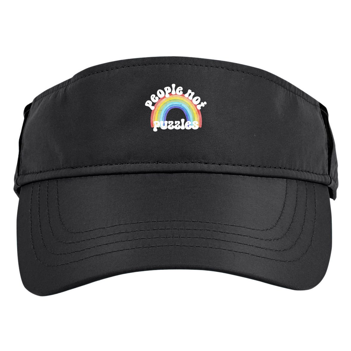 People Not Puzzles Autism Awareness Adult Drive Performance Visor