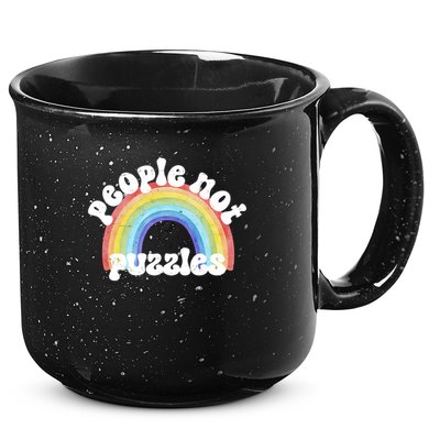 People Not Puzzles Autism Awareness 15oz Campfire Ceramic Mug